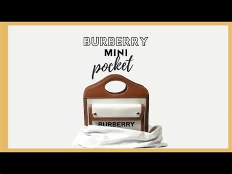 Túi Ngọc Trinh BURBERRY mini Pocket Bag Two